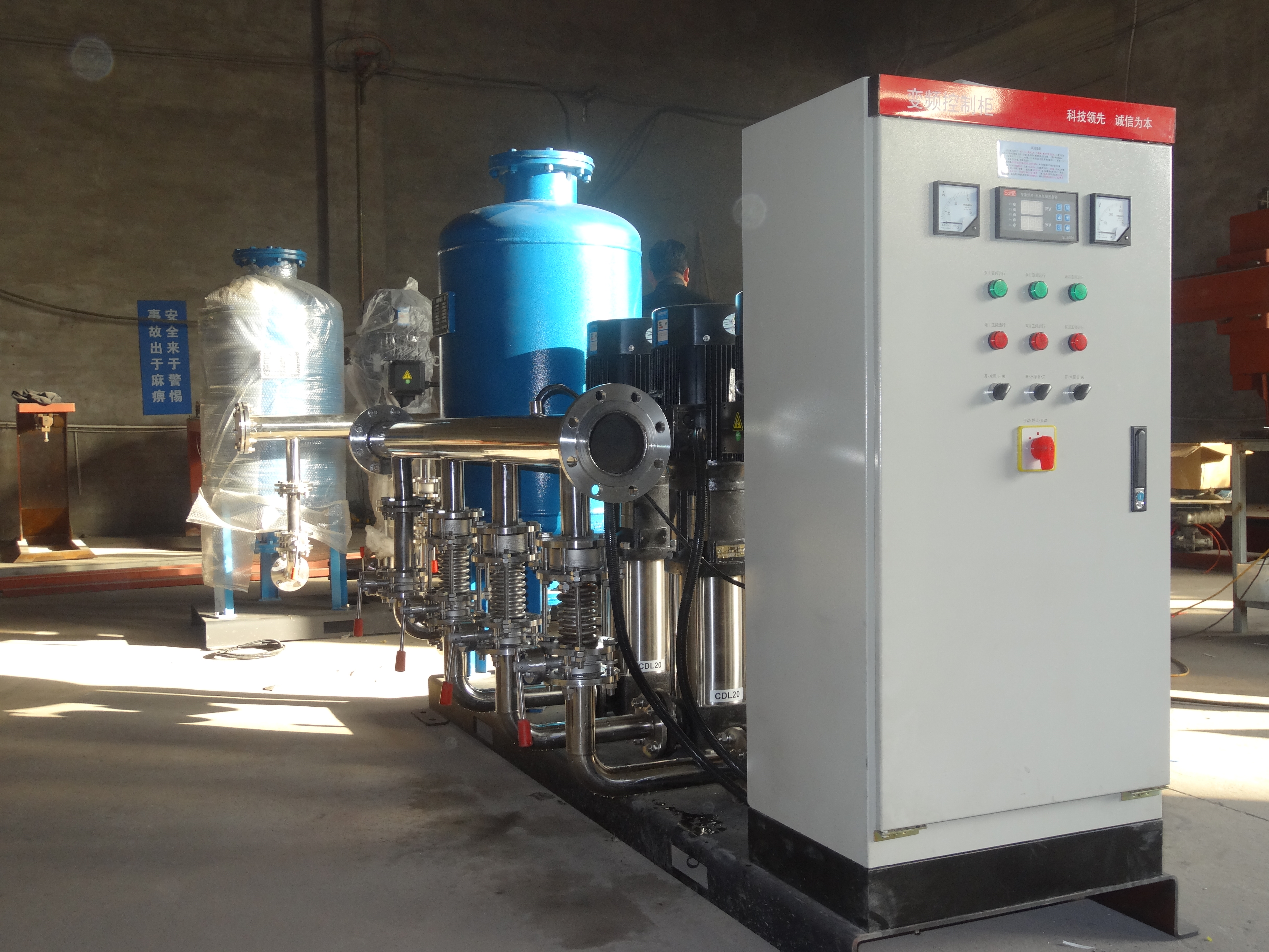 山东变频供水设备组装公司(变频供水设备和恒压供水设备)